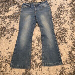 Bluenotes Women’s Mid Rise Bootcut Jeans | Size 30/32 | Medium Wash